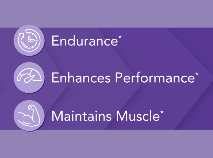 Endurance* Enhances Performance* Maintains Muscle*