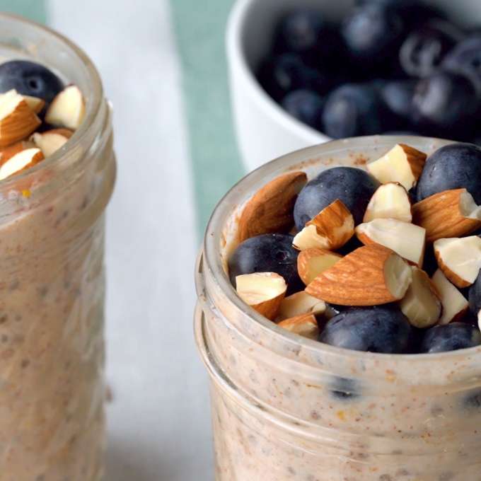 honey nut oat chia pudding